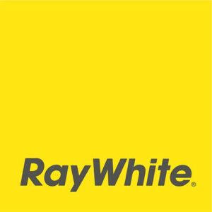 yellow square with text Ray White